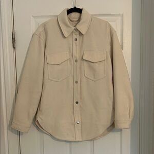 Cream Button-Up Jacket
